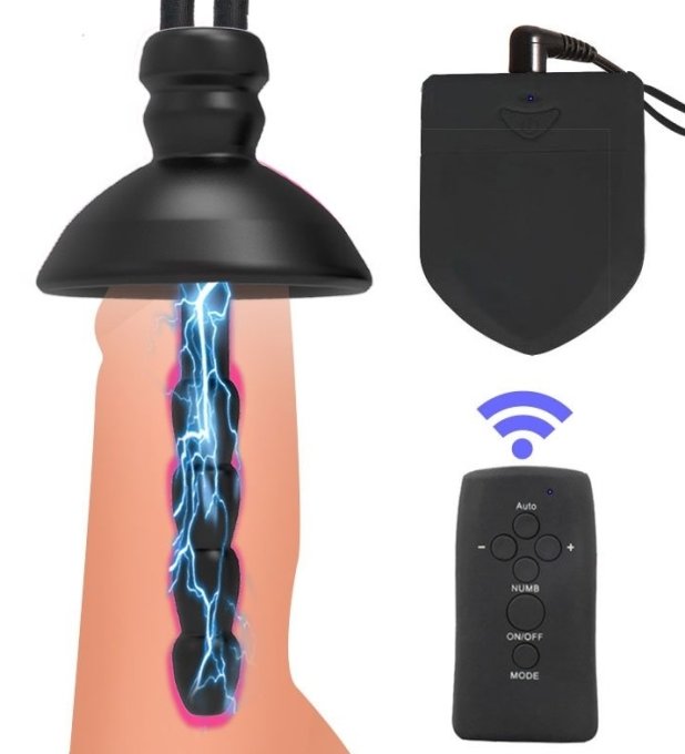 Kit Plugs Anus + Penis Electro