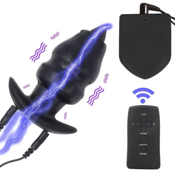 Kit Plugs Anus + Penis Electro