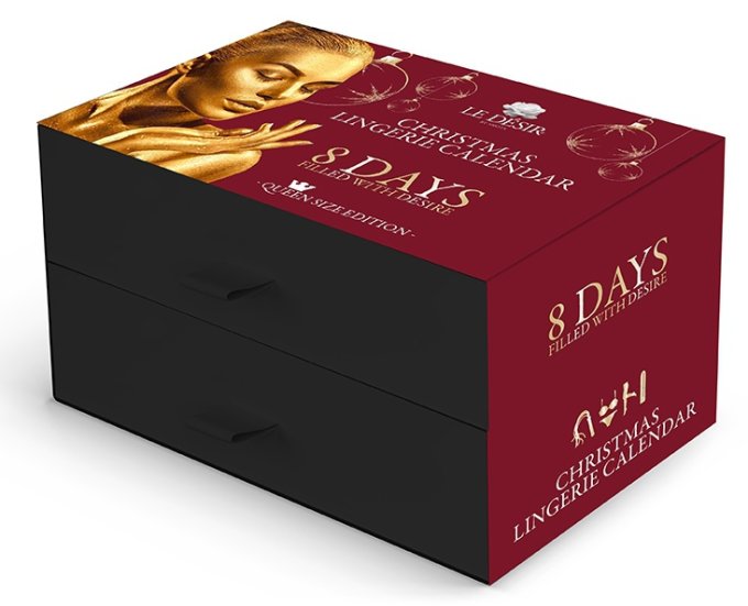 Box Calendrier de l'Avent érotique - 8 jours - Le Désir Queen Size