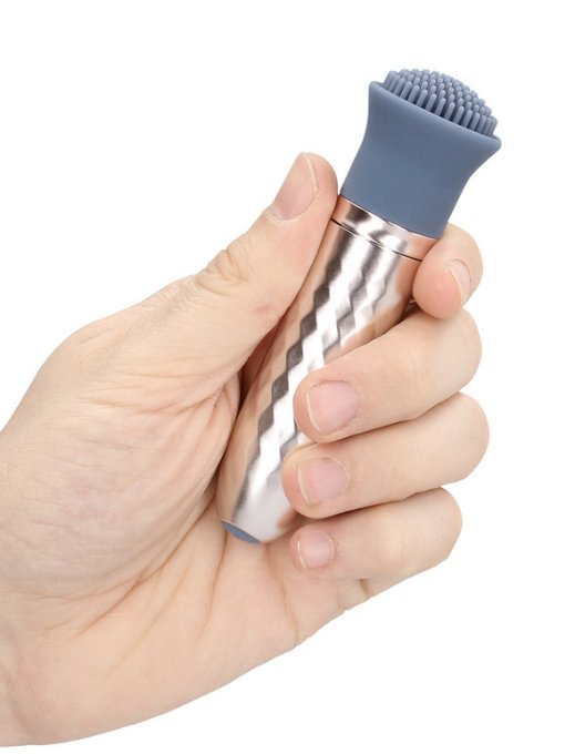 Le Thrill - Vibrateur Interchangeable 10 Vitesses - Bleu