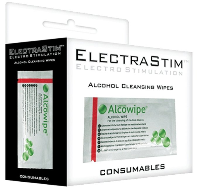 Lingettes nettoyantes alcoolisées ElectraStim x10