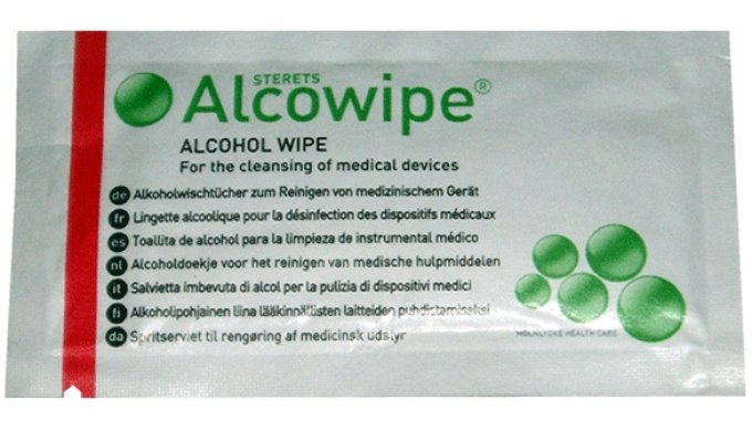 Lingettes nettoyantes alcoolisées ElectraStim x10