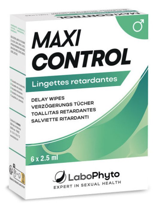 Lingettes retardantes Maxi Control x6