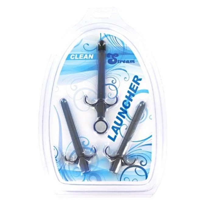 Lot 3 Pipettes Lubrifiant Noires - Insertion 9 x 1.2cm