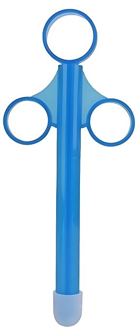 Lot de 2 Pipettes à lubrifiant Shoot perfect 10ml Bleu Insertion 10 x 1.5cm