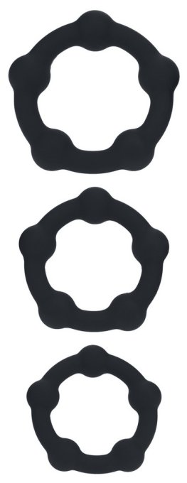 Lot de 3 Cockrings BeadCock Levelz