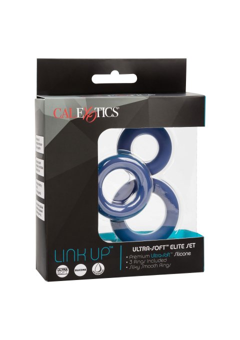 Lot de 3 Cockrings Link Up Bleus