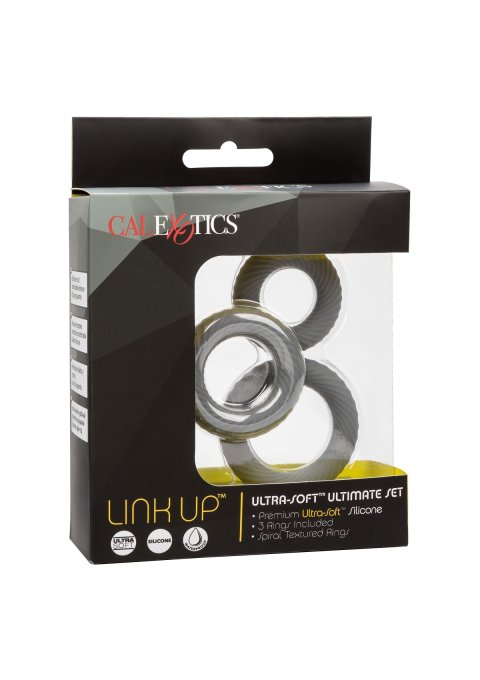 Lot de 3 Cockrings Link Up Gris
