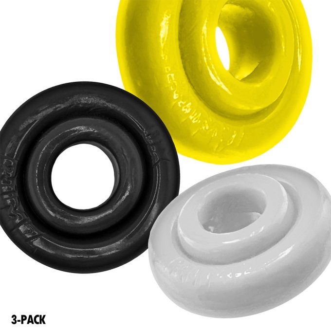 Lot de 3 Cockrings Rimringz Colorés