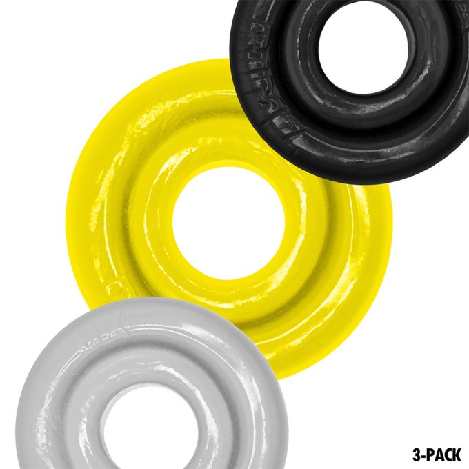 Lot de 3 Cockrings Rimringz Colorés