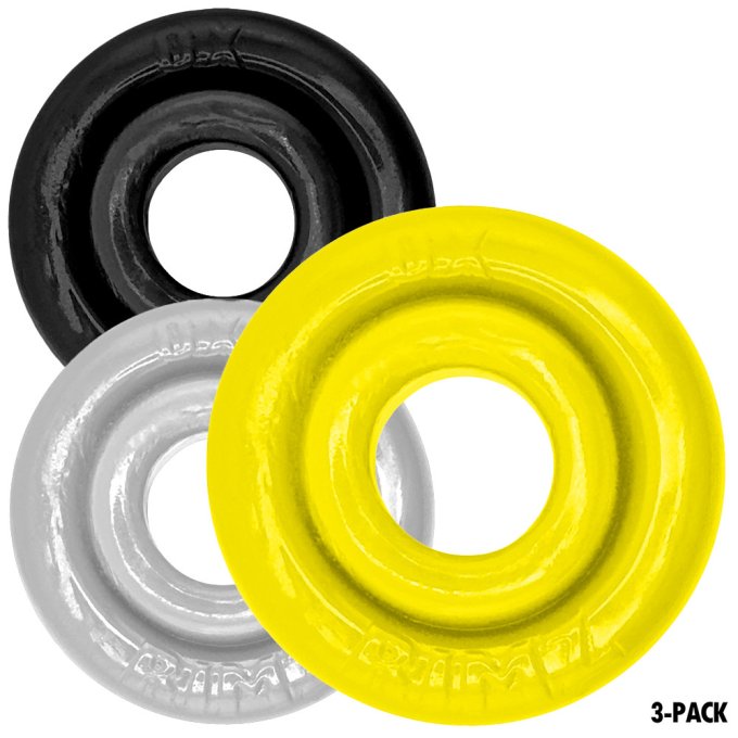Lot de 3 Cockrings Rimringz Colorés