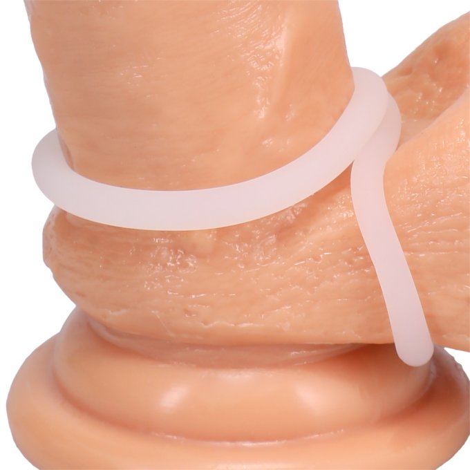 Lot de 3 Cockrings Tri-Pack Gasket Transparents