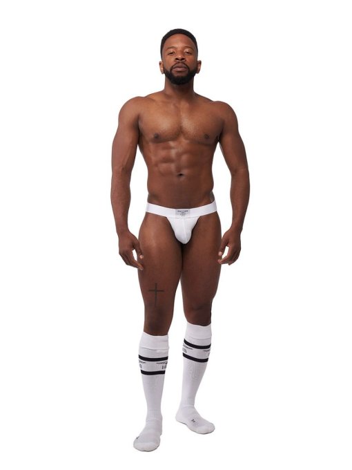 Lot de 3 Jockstraps Mister B TORONTO Blanc-Noir-Rouge