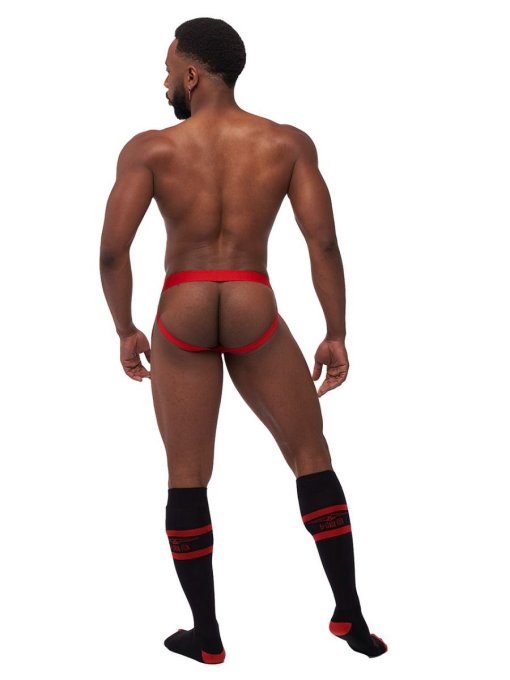 Lot de 3 Jockstraps Mister B TORONTO Blanc-Noir-Rouge