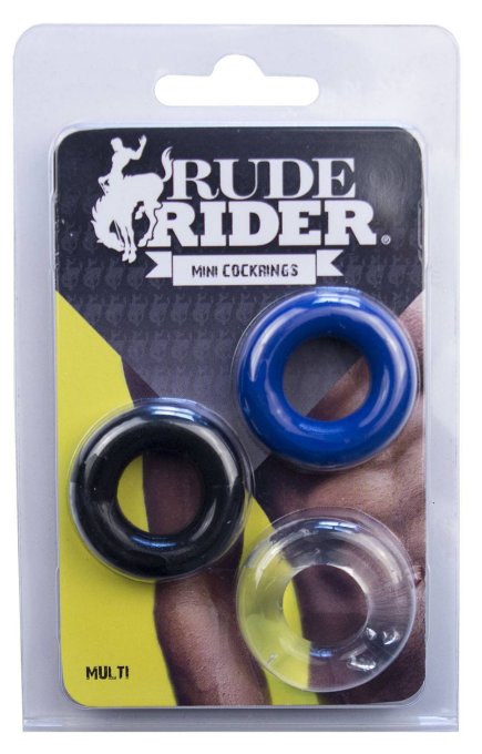 Lot de 3 mini cockrings Donut