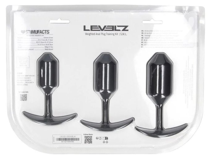 Lot de 3 Plugs lestés Weighty