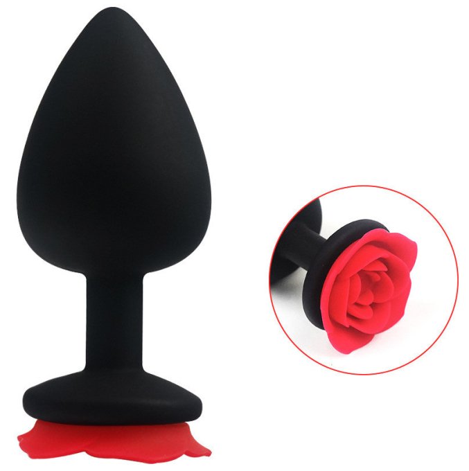 Lot de 3 Plugs silicone Roseburd