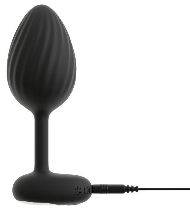 Lot de 3 Plugs vibrants Vrillass Noirs 10 Vibrations