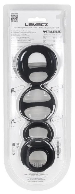 Lot de 4 Ballstretchers Morphup Noirs