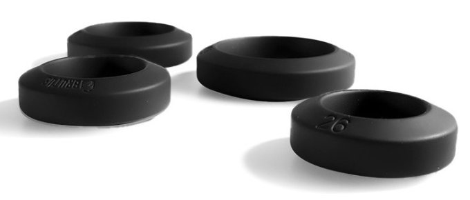 Lot de 4 Cockrings Big Bulge 26-44mm