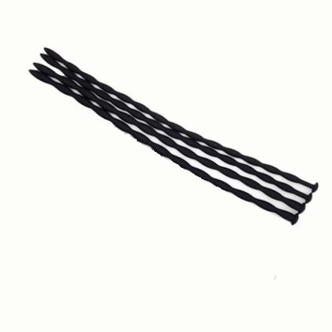 Lot de 4 Tiges d'urètre en silicone 30 cm - Diamètre de 3 à 6mm