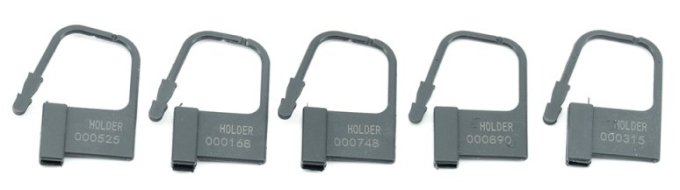 Lot de 5 CADENAS LOCK Numérotés Noir