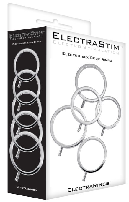 Lot de 5 Cockrings Électro ElectraRings Electrastim