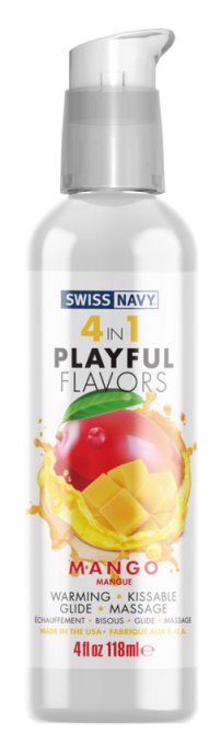 Lubrifiant 4 en 1 Playful Flavors 118ml Mangue