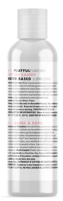 Lubrifiant 4 en 1 Playful Flavors 29.5ml Barbe à papa