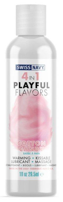 Lubrifiant 4 en 1 Playful Flavors 29.5ml Barbe à papa