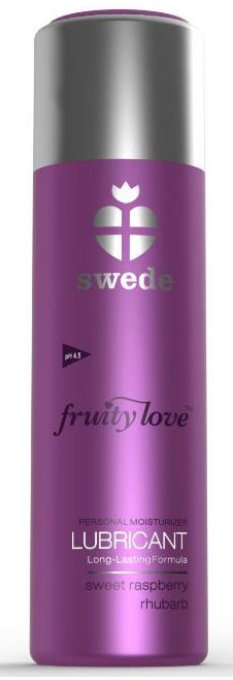 Lubrifiant Aromatisé FRUITY LOVE Framboise Rhubarbe 100 ml