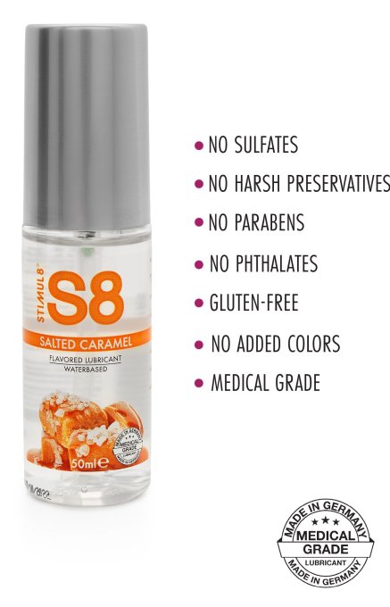 Lubrifiant aromatisé Caramel Beurre Salé S8  50mL