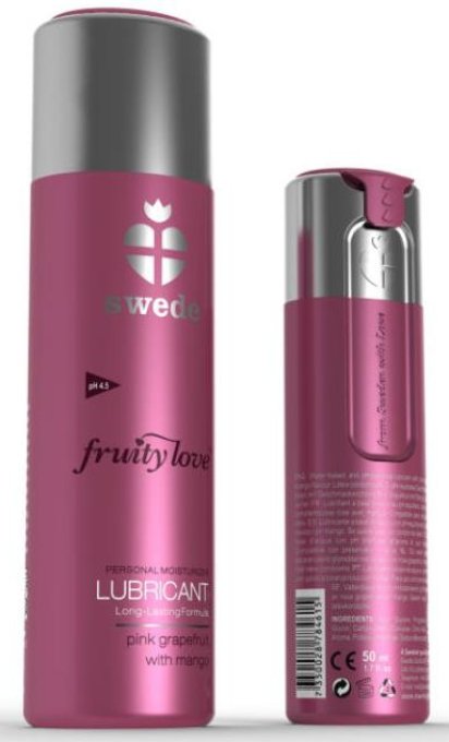 Lubrifiant Aromatisé FRUITY LOVE Pamplemousse Mangue 100 ml
