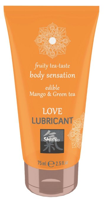 Lubrifiant comestible Mangue et Thé vert 75mL