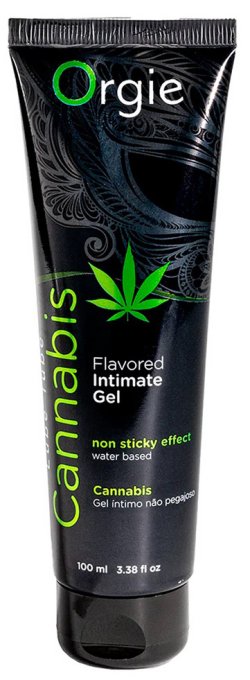 Lubrifiant Eau aromatisé Cannabis Orgie 100 ml