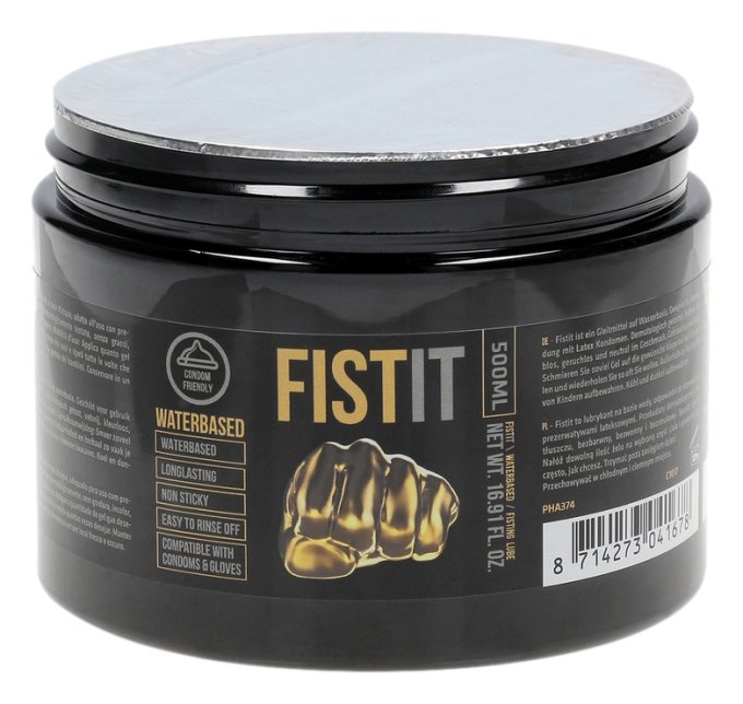 Lubrifiant Eau Fist It 500ml - Pot noir
