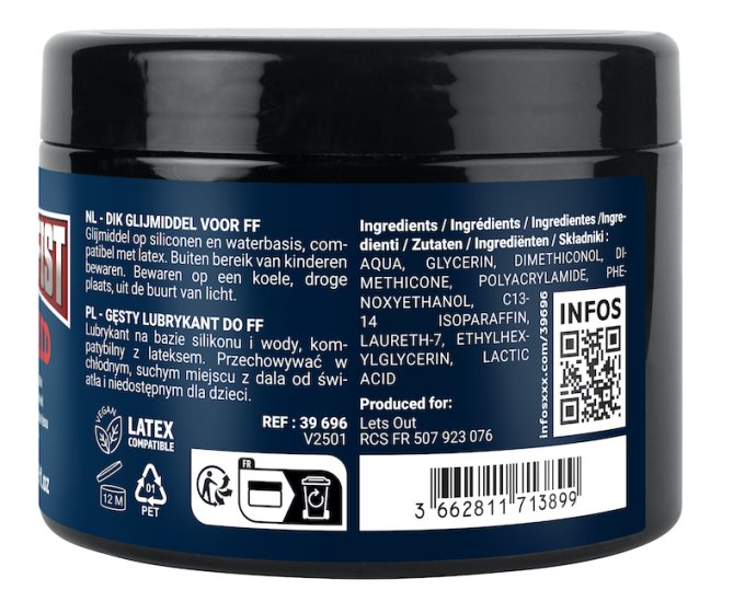 Lubrifiant épais hybride Fuck & Fist FF Hybrid 500ml