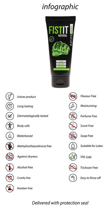 Lubrifiant Fist It Natural Vegan 100ml