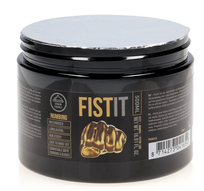 Lubrifiant relaxant Fst it Numbing 500 ml - Pot noir