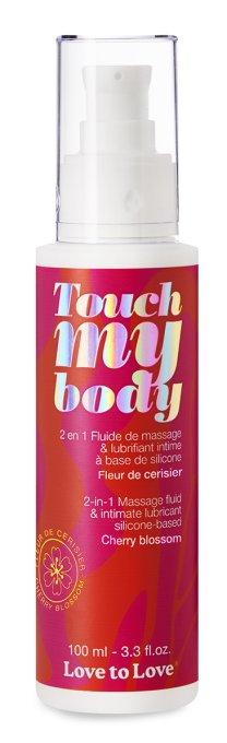 Lubrifiant Silicone TOUCH MY BODY Fleur de Cerisier 100ml