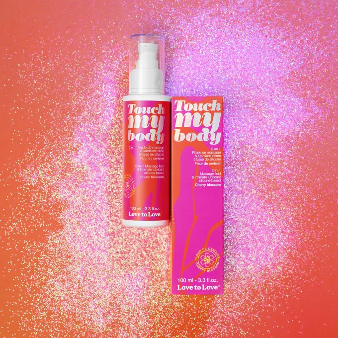 Lubrifiant Silicone TOUCH MY BODY Fleur de Cerisier 100ml