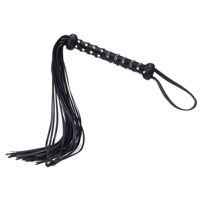 Martinet en cuir Leathal 66cm Noir