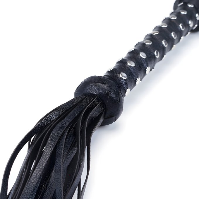 Martinet en cuir Leathal 66cm Noir