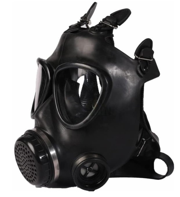 Masque à gaz BDSM KOMPLET BREATH Noir