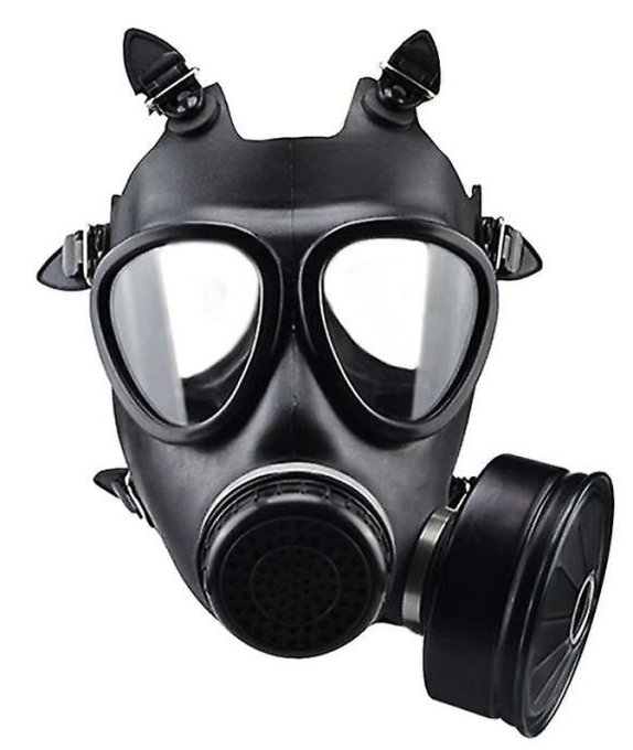 Masque à gaz BDSM KOMPLET BREATH Noir