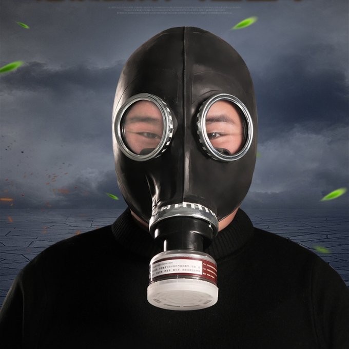 Masque à gaz Breath Game Noir