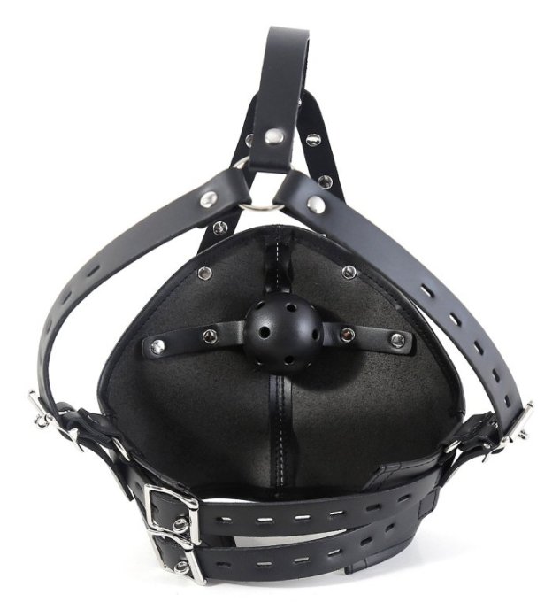 Masque avec Bâillon-Boule Gagown Noir