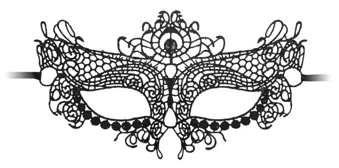 Masque Dentelle Queen Lace Noir
