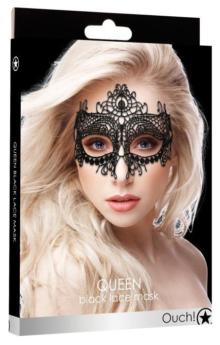 Masque Dentelle Queen Lace Noir
