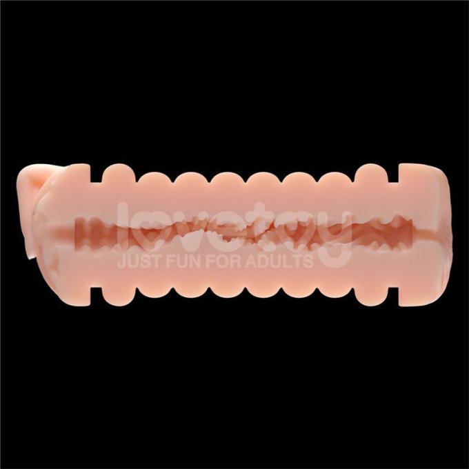 Masturbateur 2 entrées vagin-anus Virgin-skin blowout Bleu